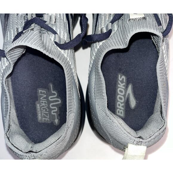 Brooks Ricochet 2 Men's Size 13 Grey/Navy Athletic Road Running Sneakers - Picture 9 of 10